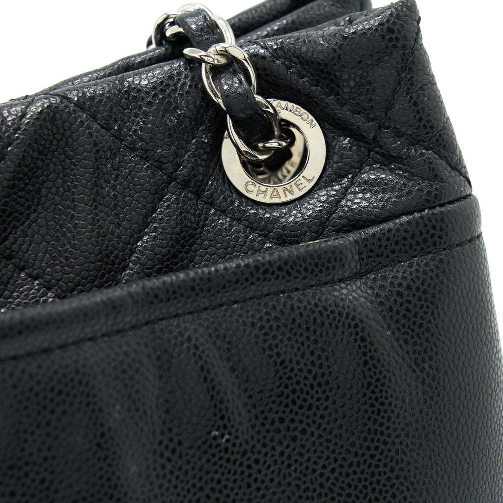Chanel Timeless Soft Shopper Tote Caviar Black