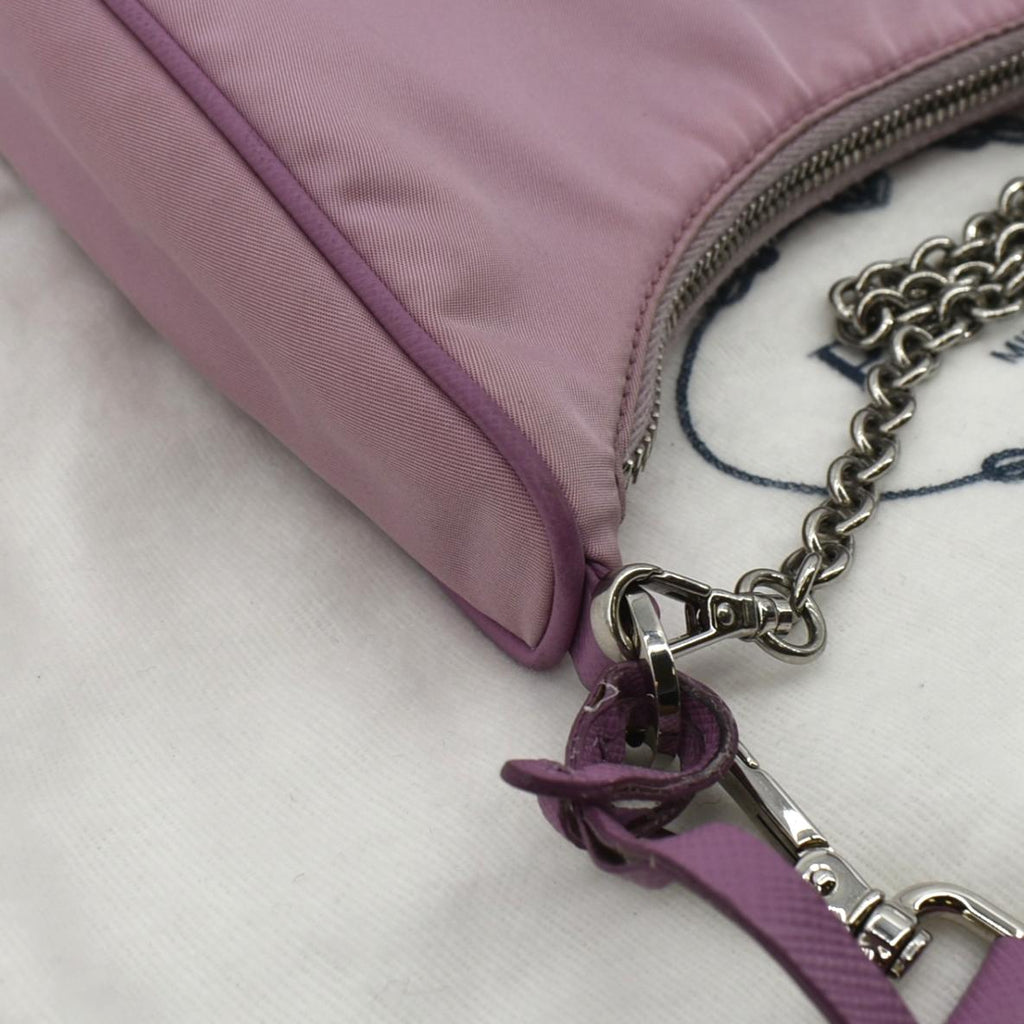 PRADA Re-Edition 2005 Re-Nylon Shoulder Bag Light Pink