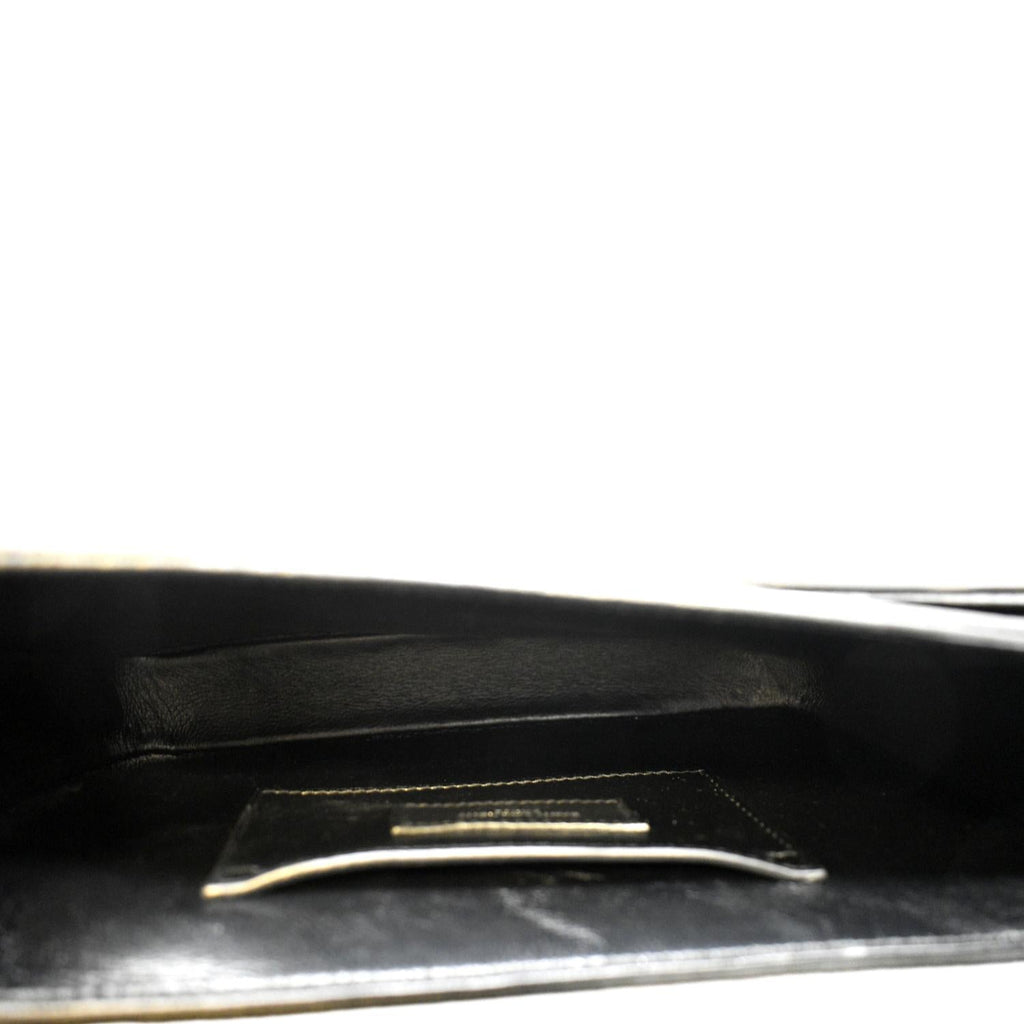 YVES SAINT LAURENT Solferino Medium Leather Shoulder Bag Black
