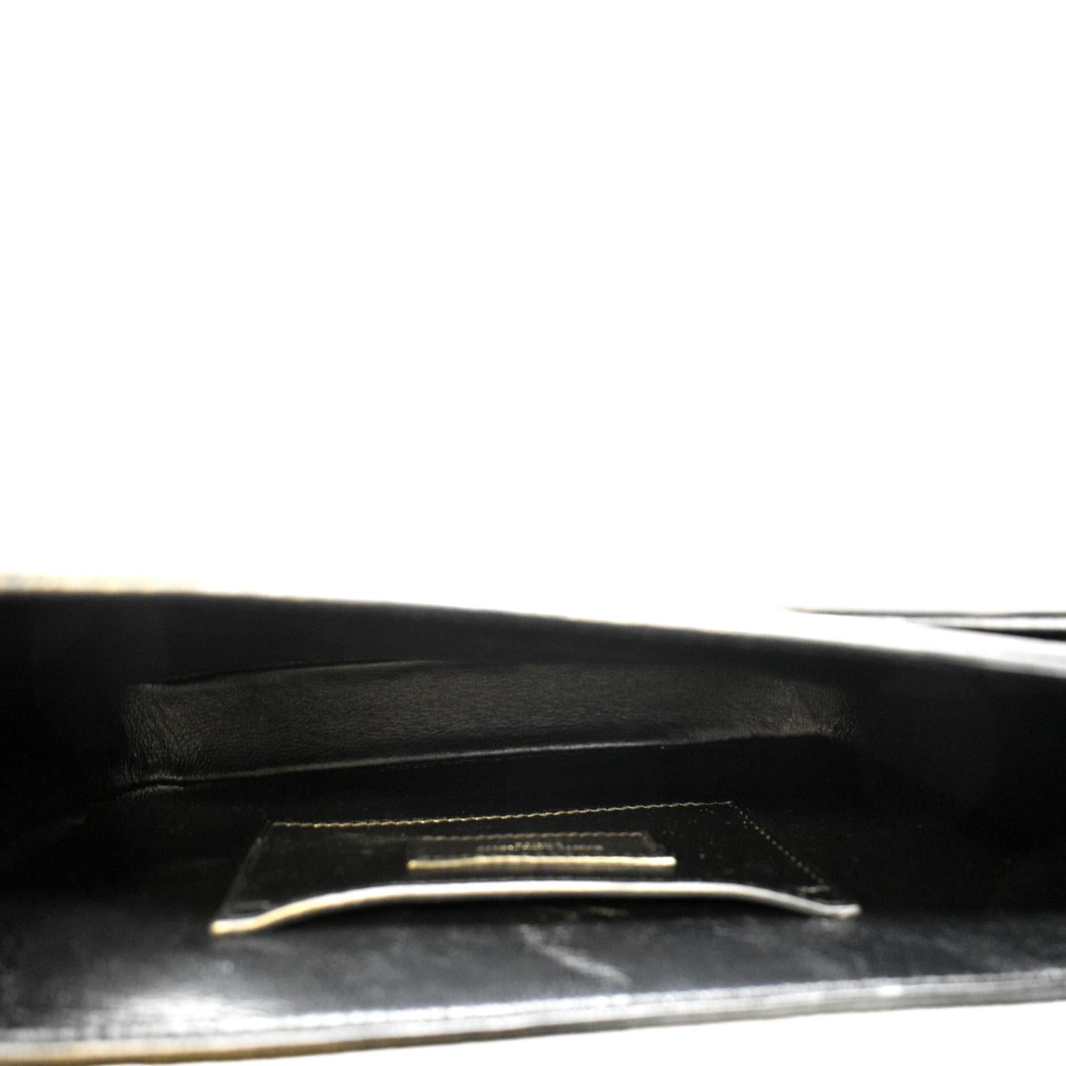 YVES SAINT LAURENT Solferino Medium Leather Shoulder Bag Black