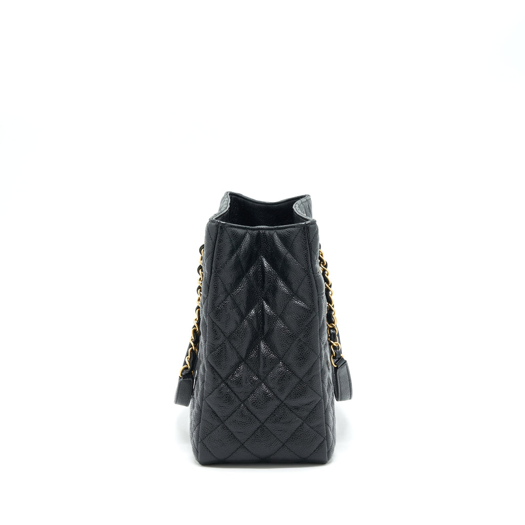 Chanel Shopping Tote Bag Caviar Black