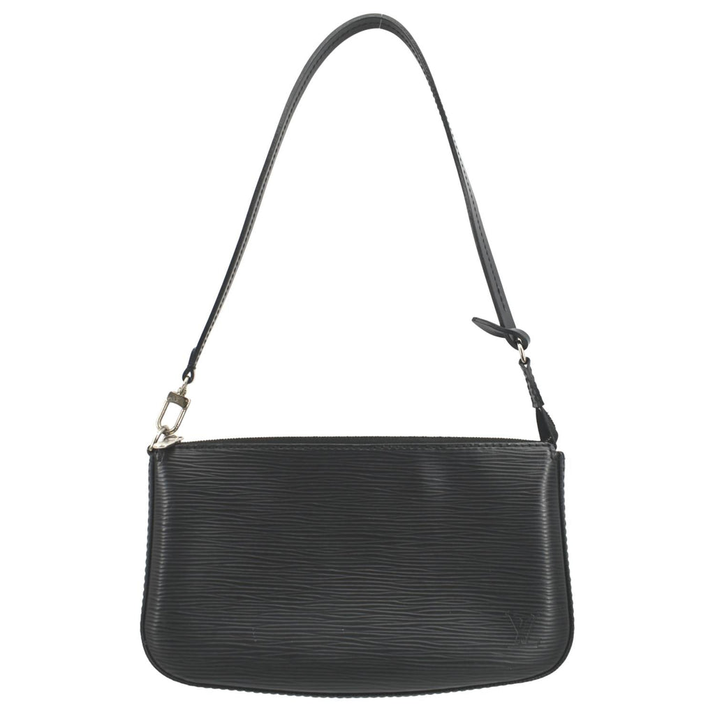 LOUIS VUITTON Pochette Accessoires Epi Leather Shoulder Bag Noir Black