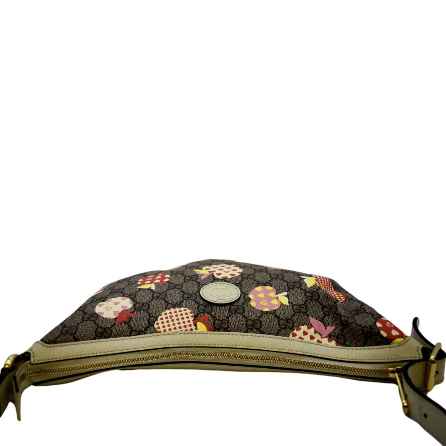 GUCCI Les Pommes GG Canvas Shoulder Bag Multicolor 598125