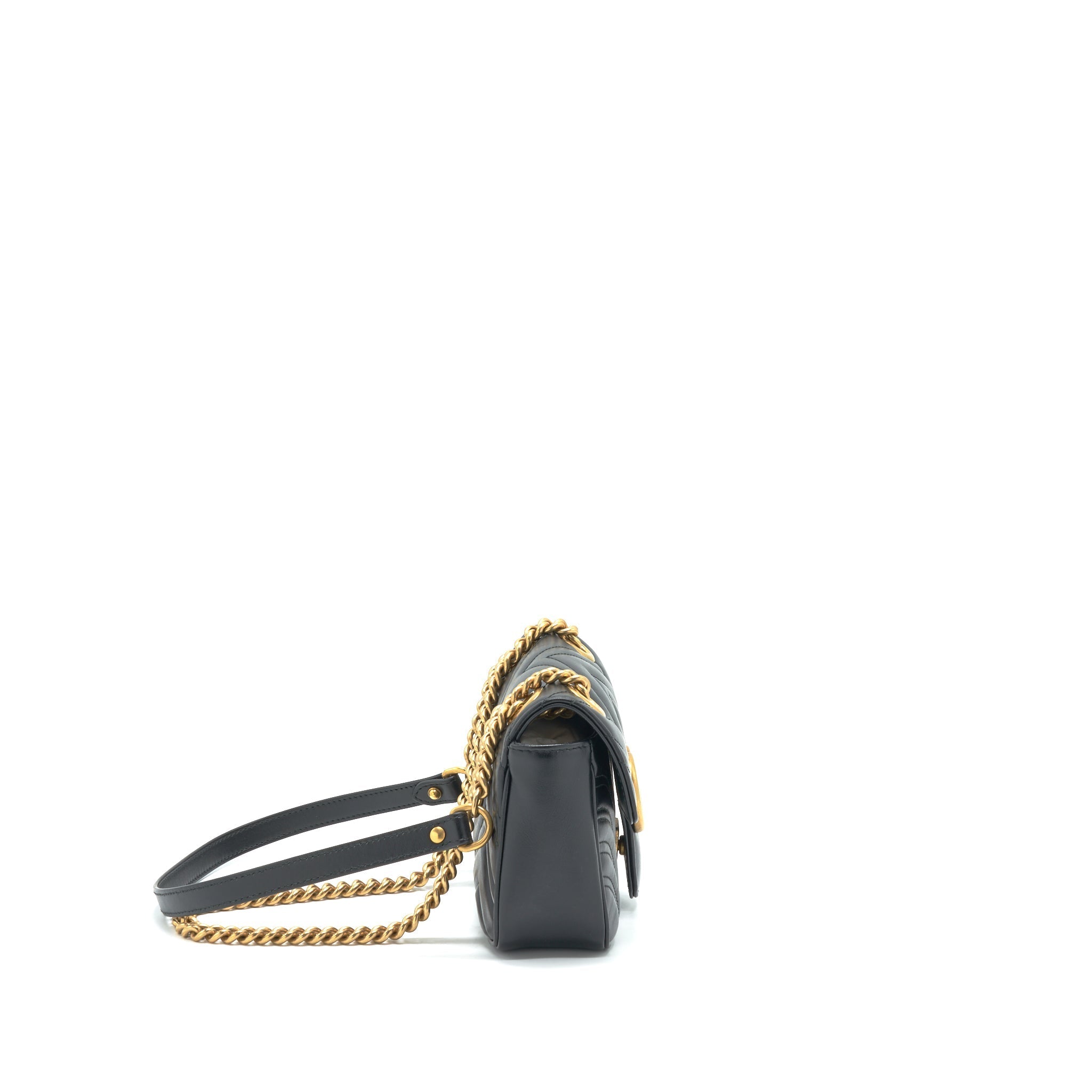 Gucci GG Marmont Mini Matelasse Shoulder Bag Black