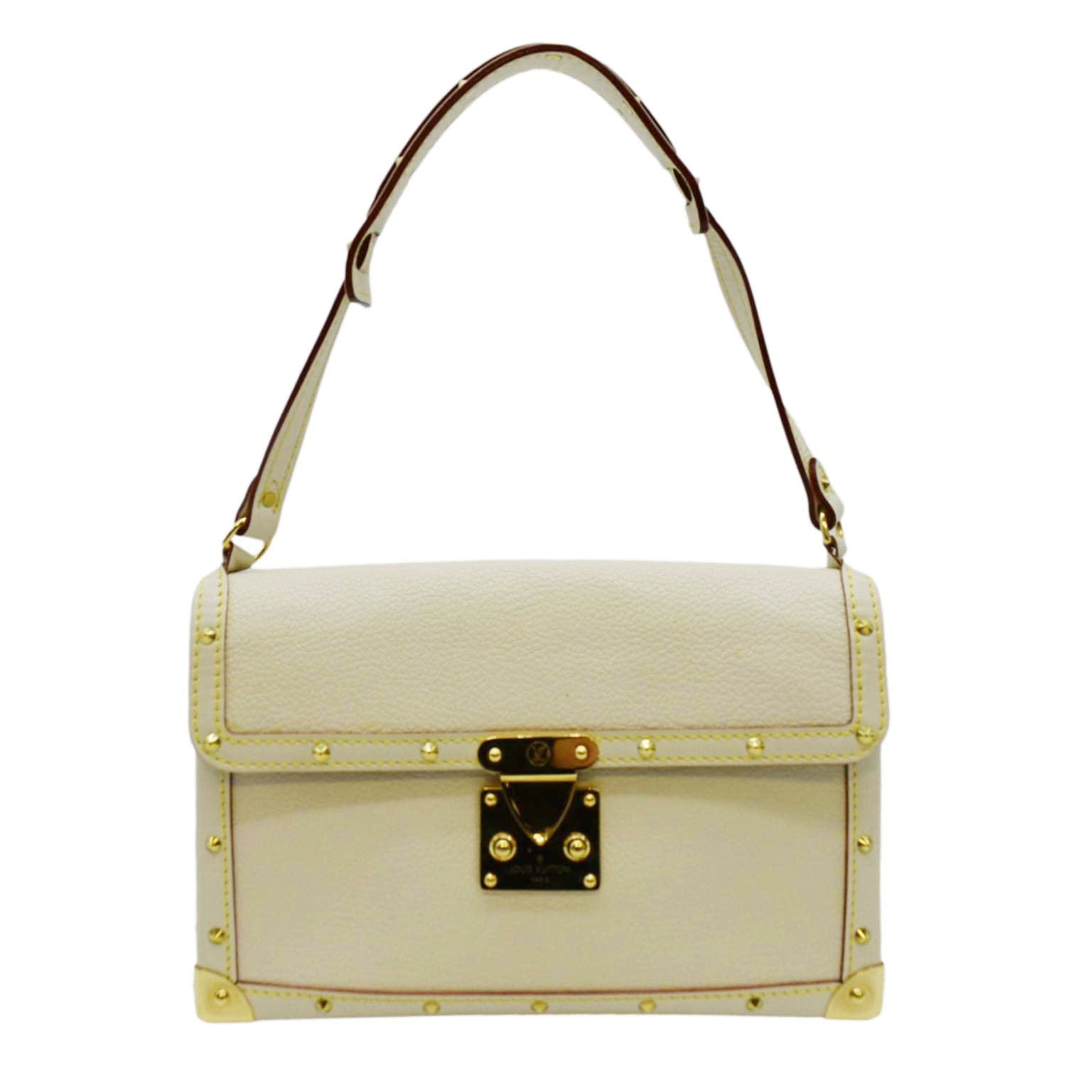LOUIS VUITTON Suhali L'aimable Leather Shoulder Bag Off White