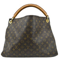 LOUIS VUITTON Artsy MM Monogram Canvas Shoulder Bag Brown