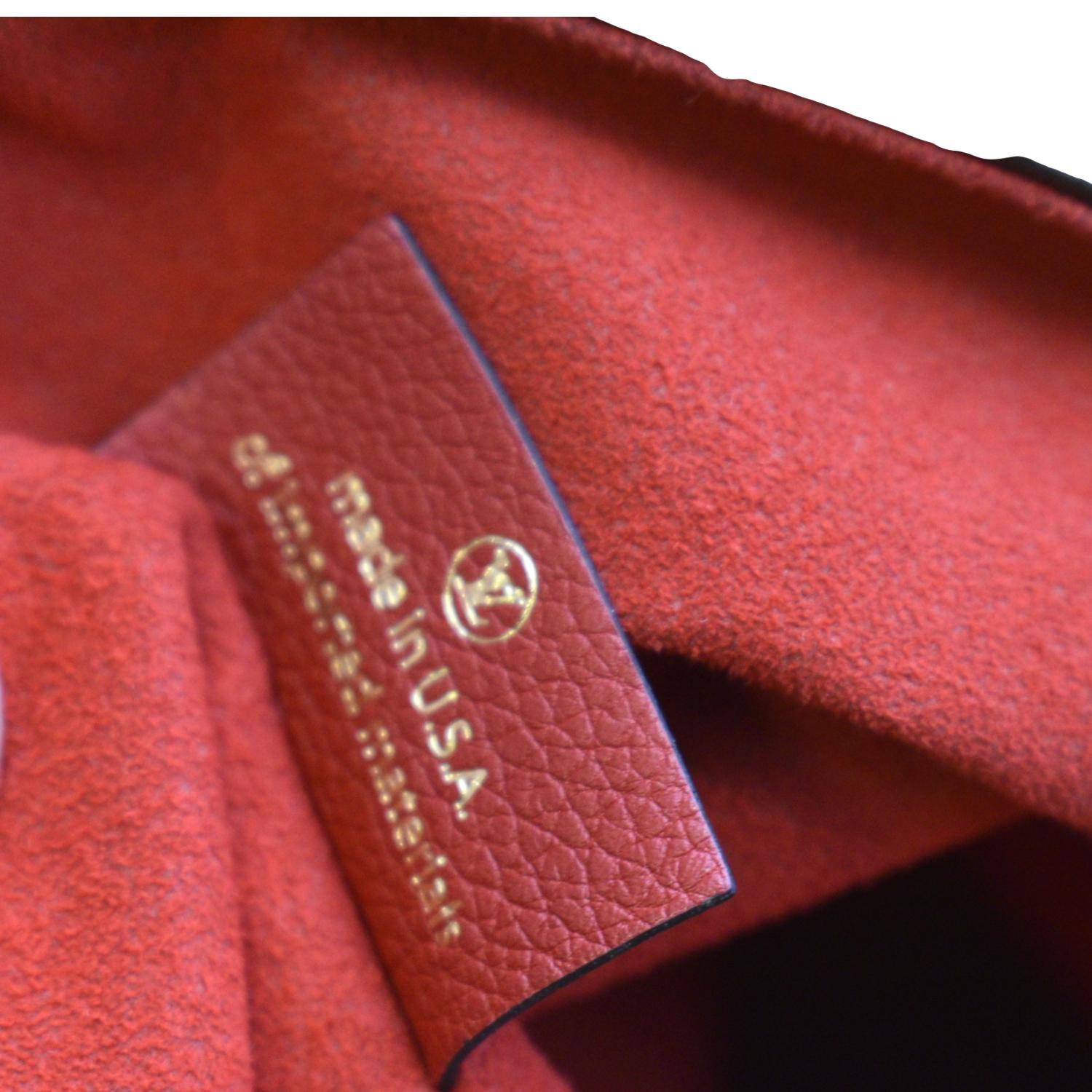 LOUIS VUITTON Gaia Monogram Canvas Shoulder Bag Cerise