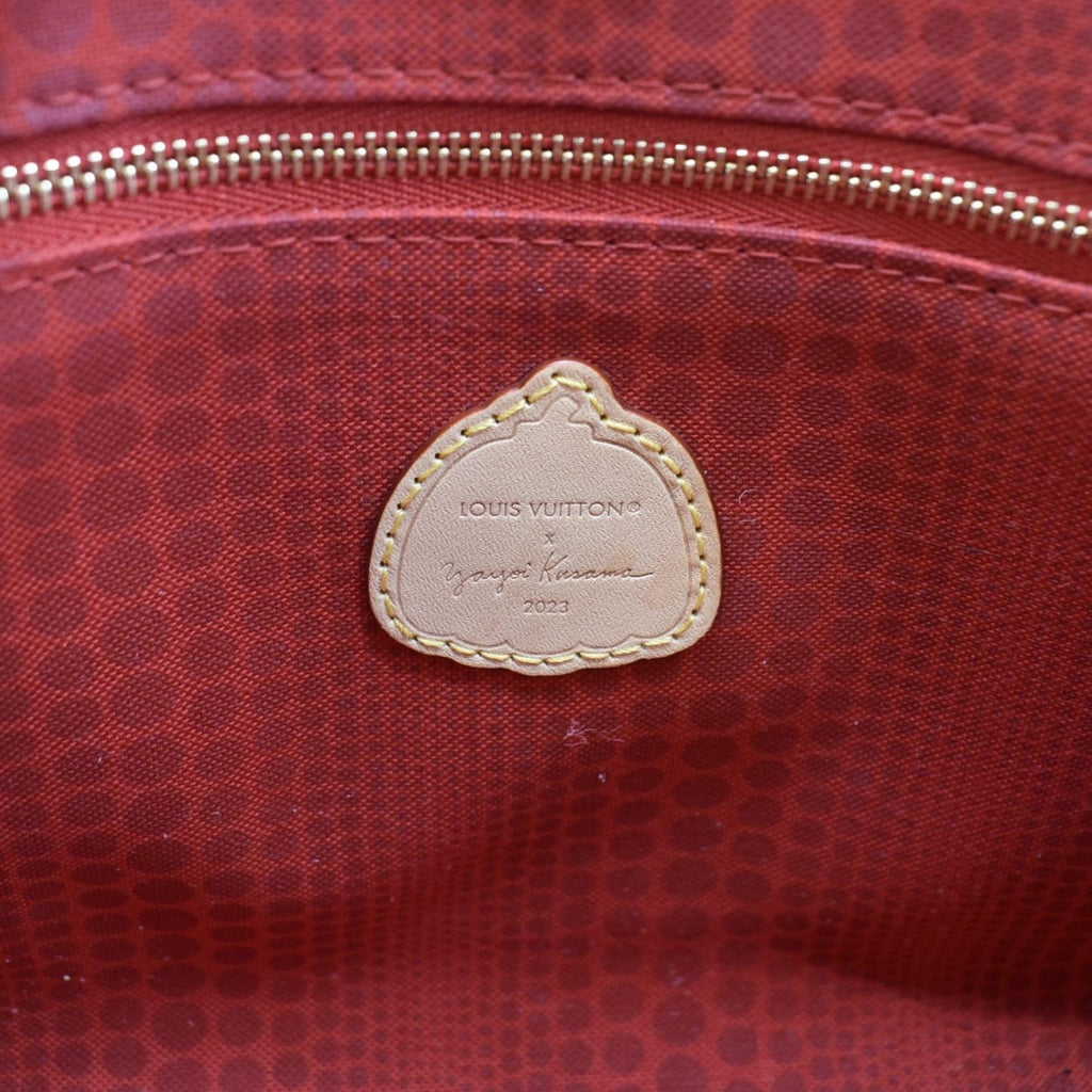 LOUIS VUITTON Onthego PM Yayoi Kusama Dots Monogram Canvas Shoulder Bag Multicolor