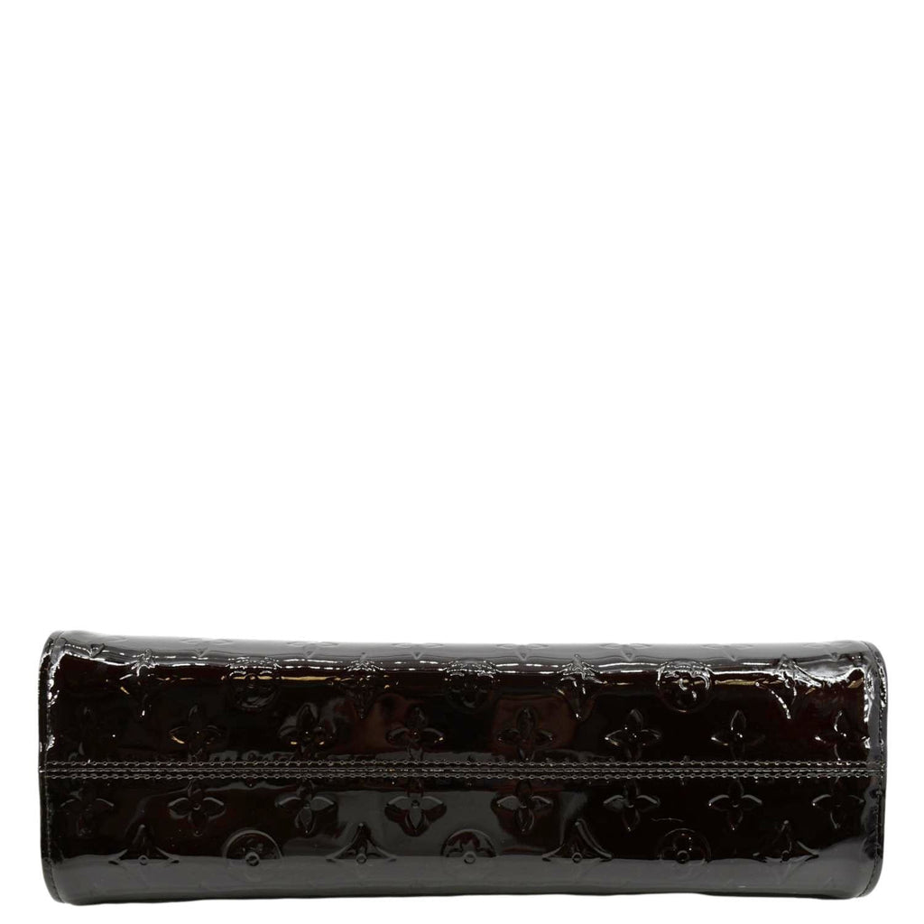 LOUIS VUITTON Roxbury Drive Vernis Leather Shoulder Bag Burgundy