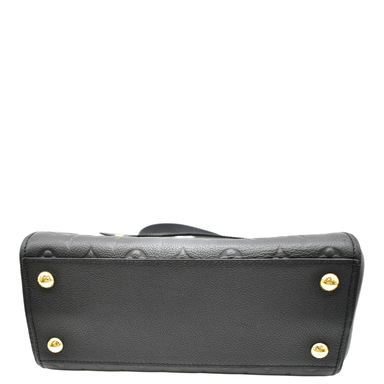 LOUIS VUITTON Trocadero Monogram Empreinte Leather Shoulder Bag Black