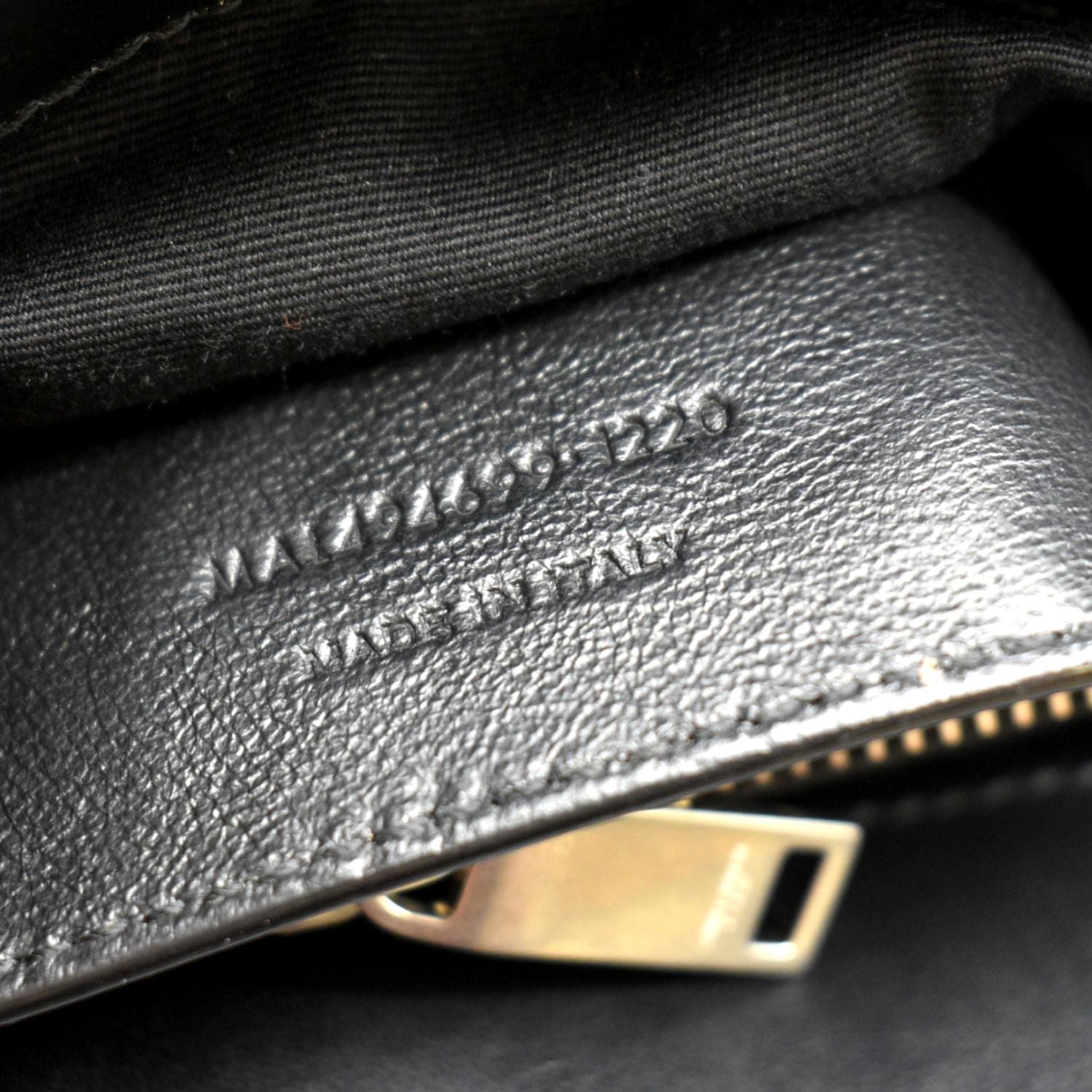 YVES SAINT LAURENT Loulou Small Matelasse Leather Chain Shoulder Bag Black