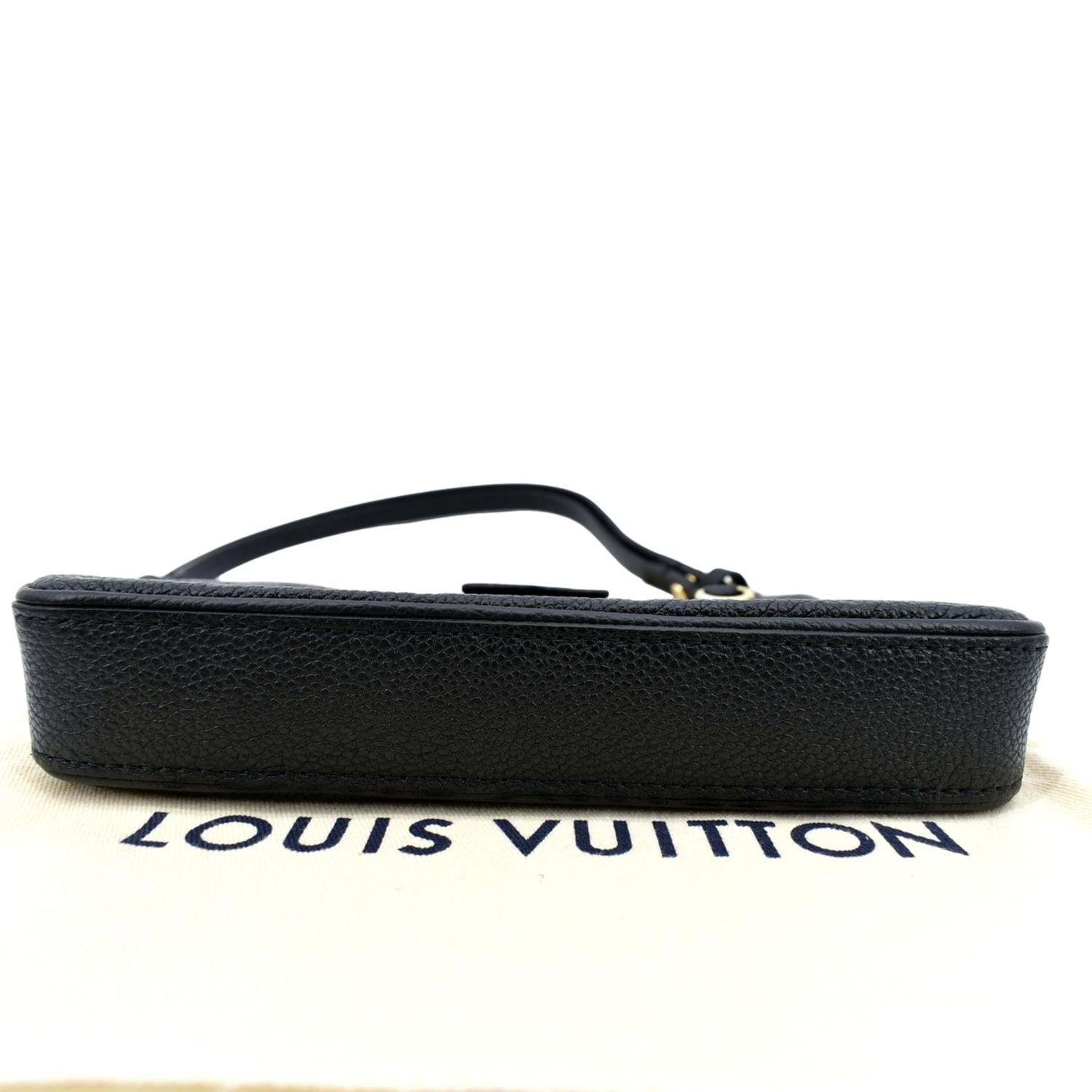 LOUIS VUITTON Easy Pouch on Strap Monogram Empreinte Shoulder Bag Black