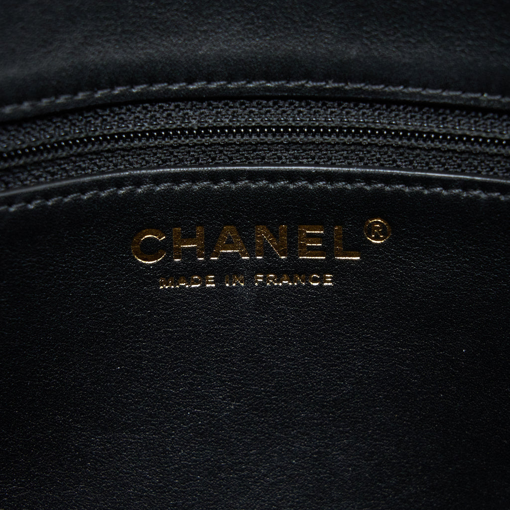 Chanel Tote Bag Lambskin Black L