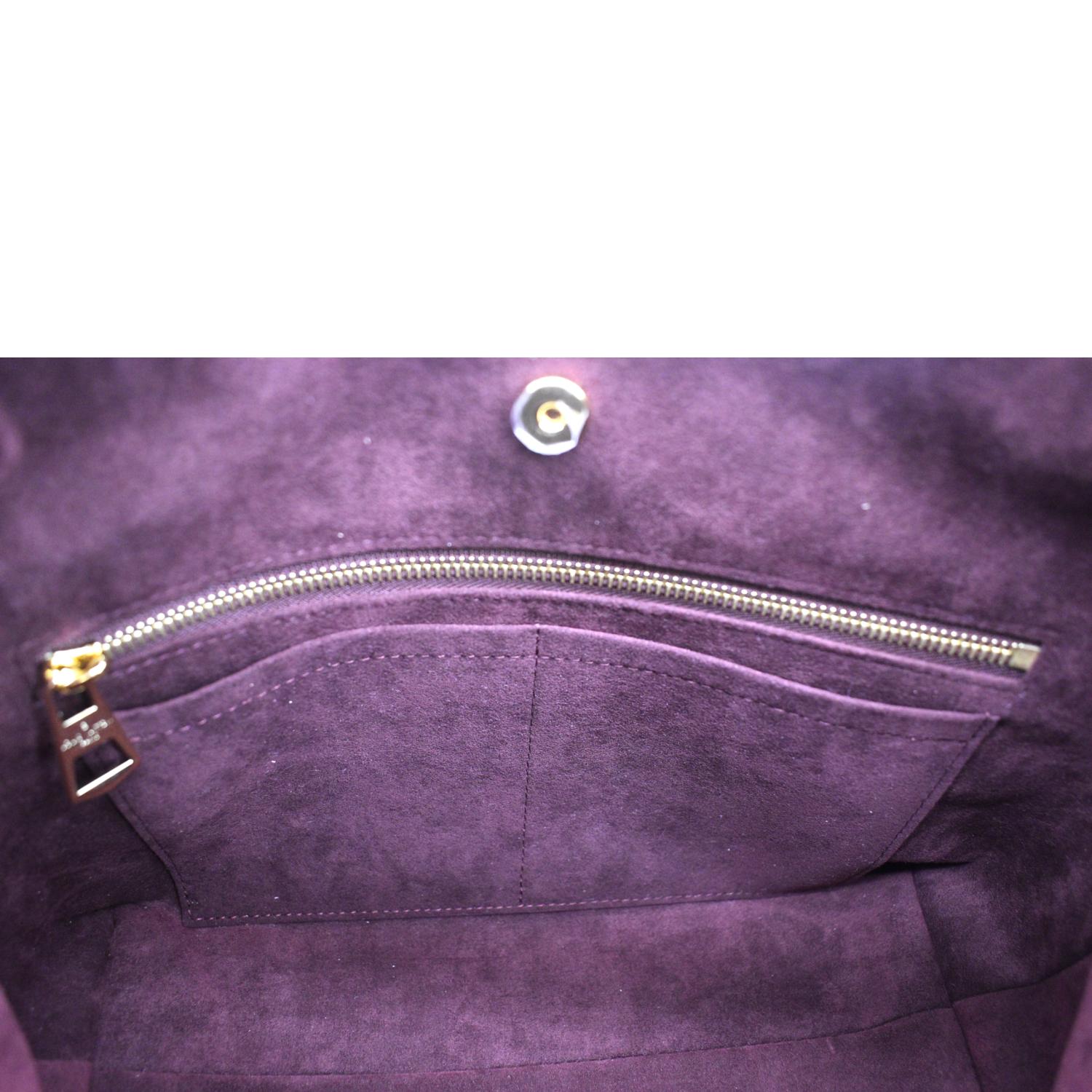 LOUIS VUITTON Carryall PM Monogram Canvas Shoulder Bag Brown