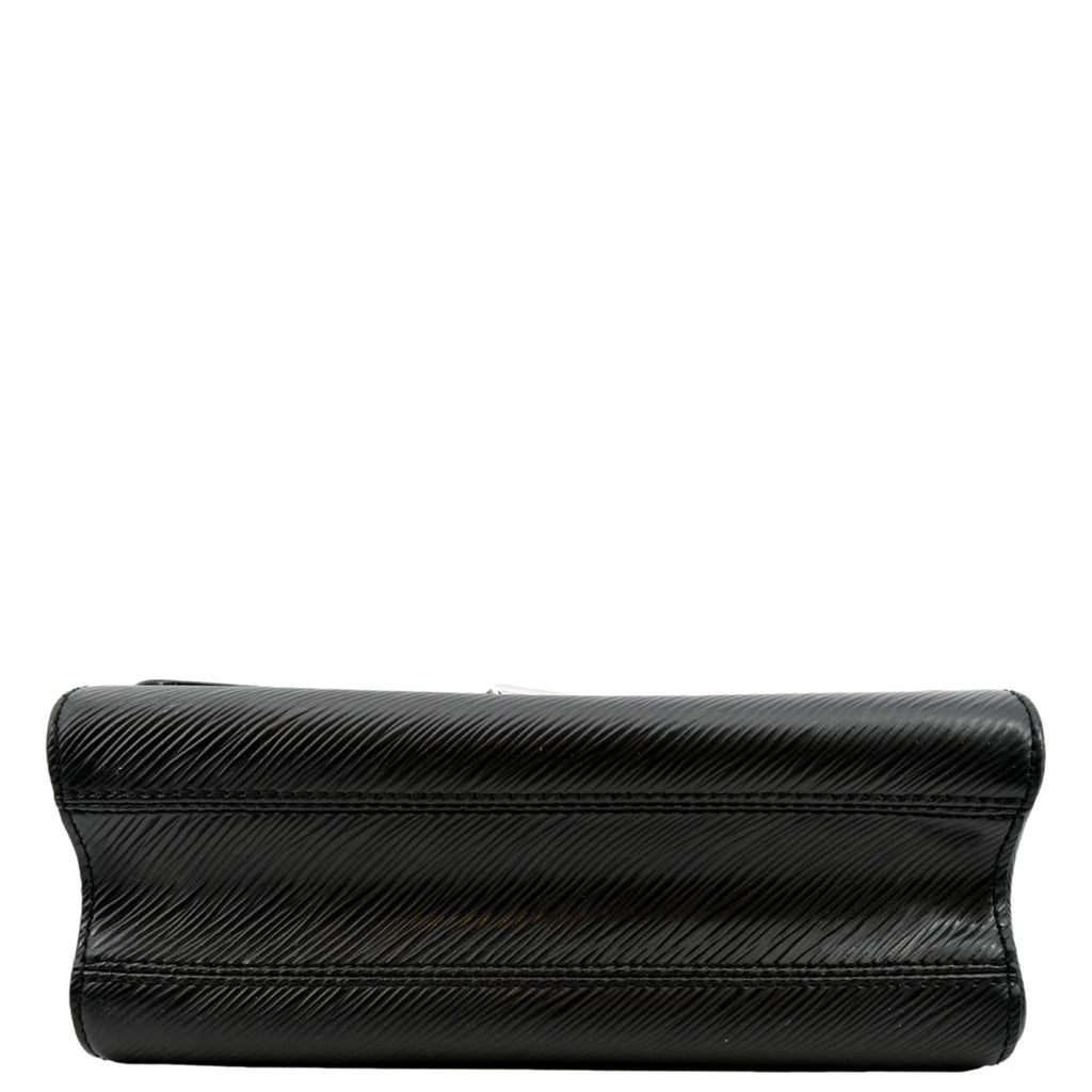 LOUIS VUITTON LV Twist MM Epi Leather Shoulder Bag Black