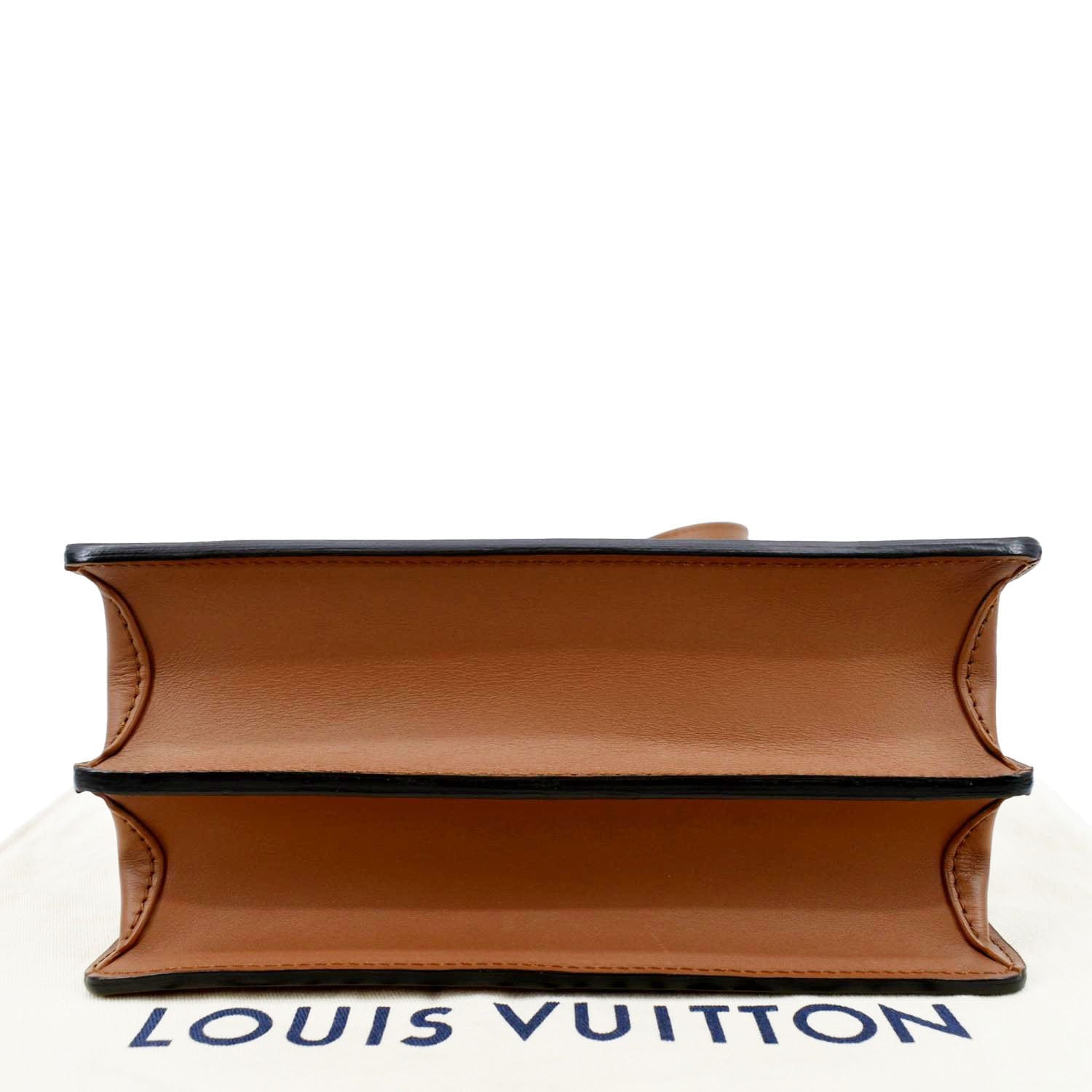 LOUIS VUITTON Dauphine MM Monogram Reverse Canvas Shoulder Bag Brown