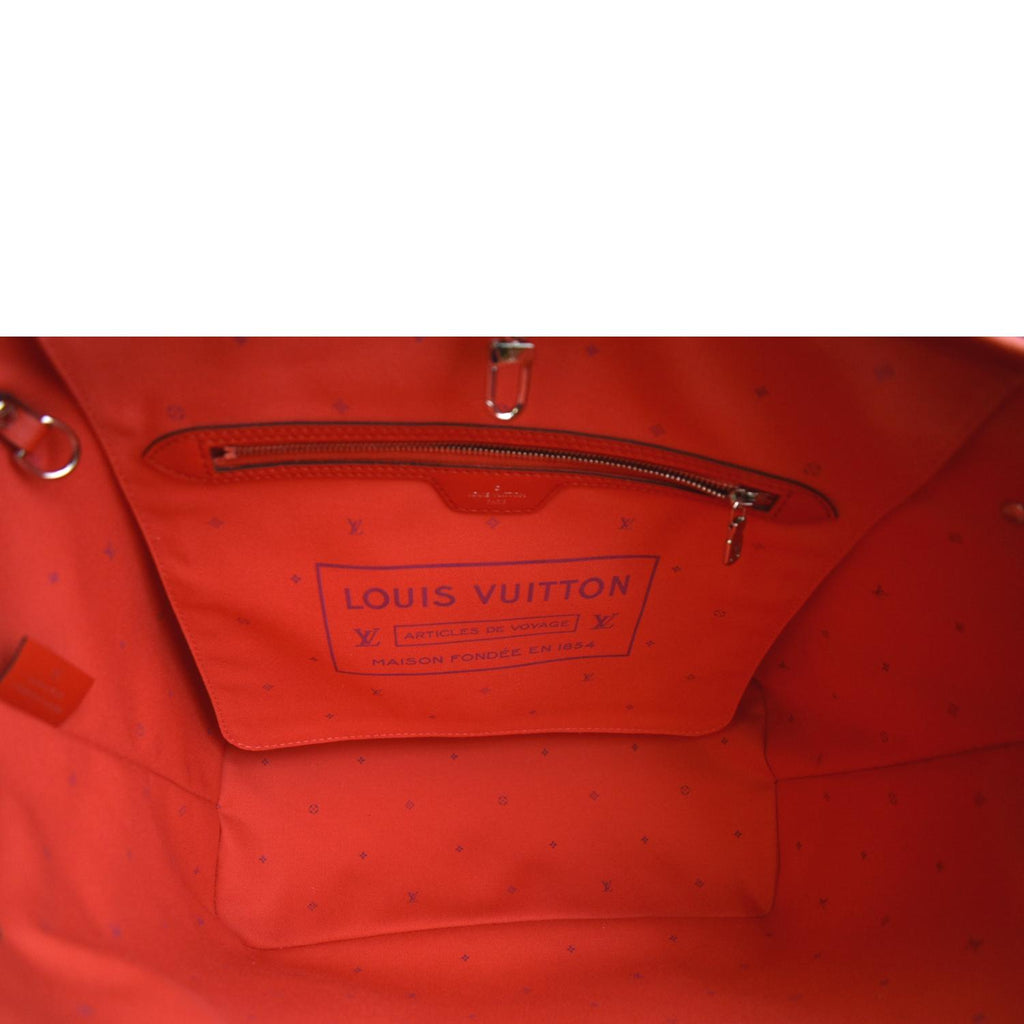 LOUIS VUITTON Neverfull LV Escale MM Monogram Canvas Shoulder Bag Mulitcolor