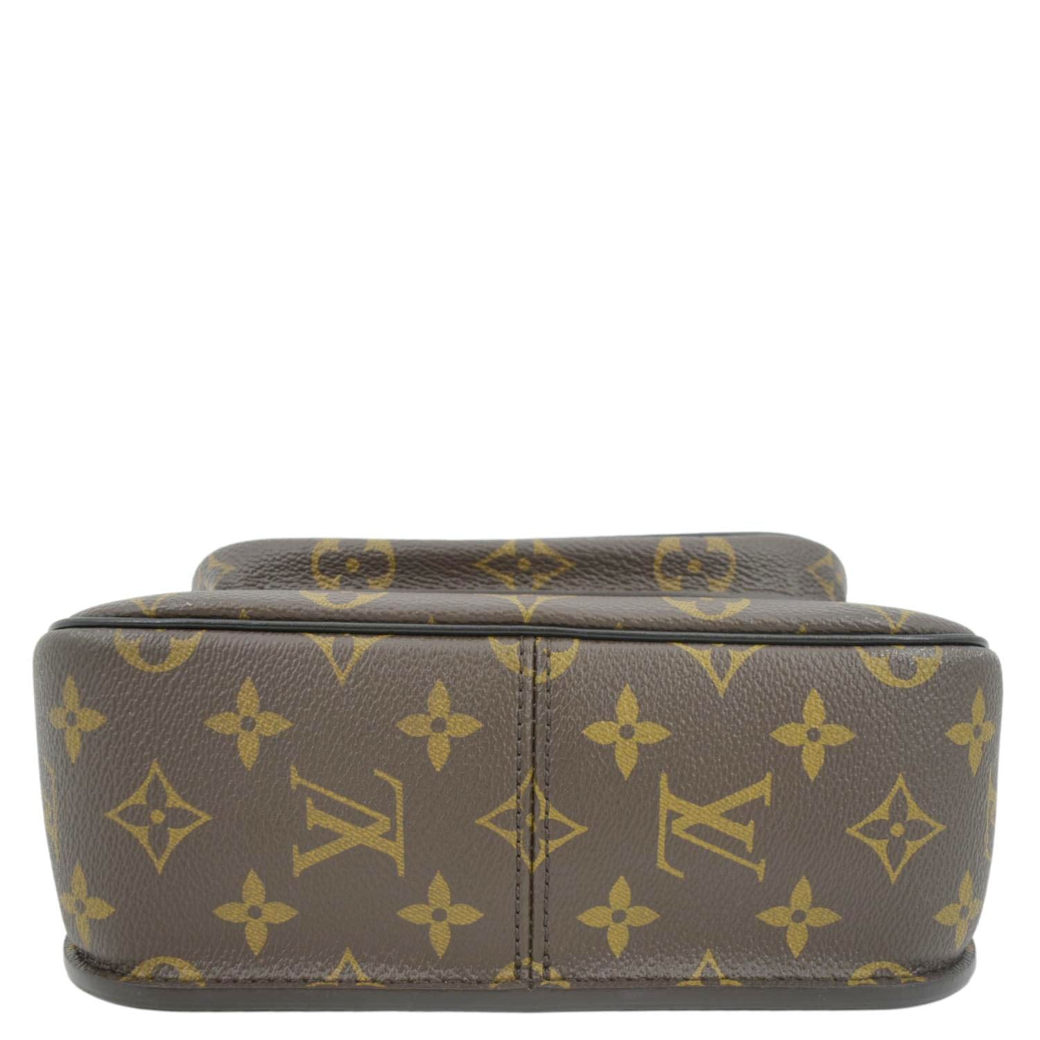LOUIS VUITTON Passy NM Monogram Canvas Shoulder Bag Brown
