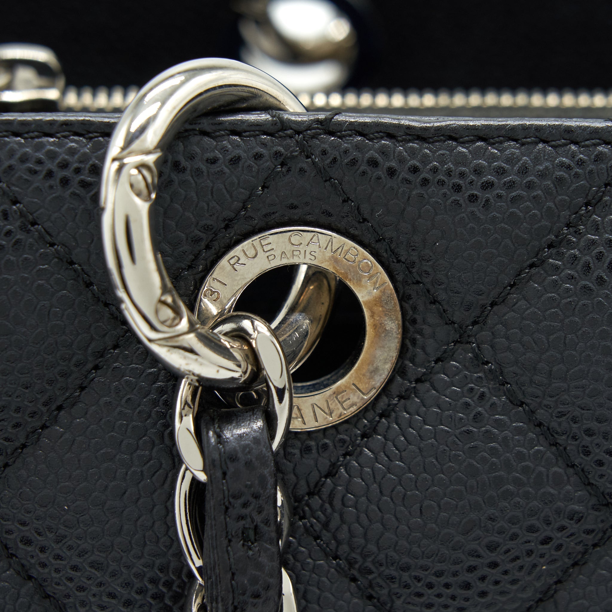 Chanel Grand Shopping Tote GST Caviar Black