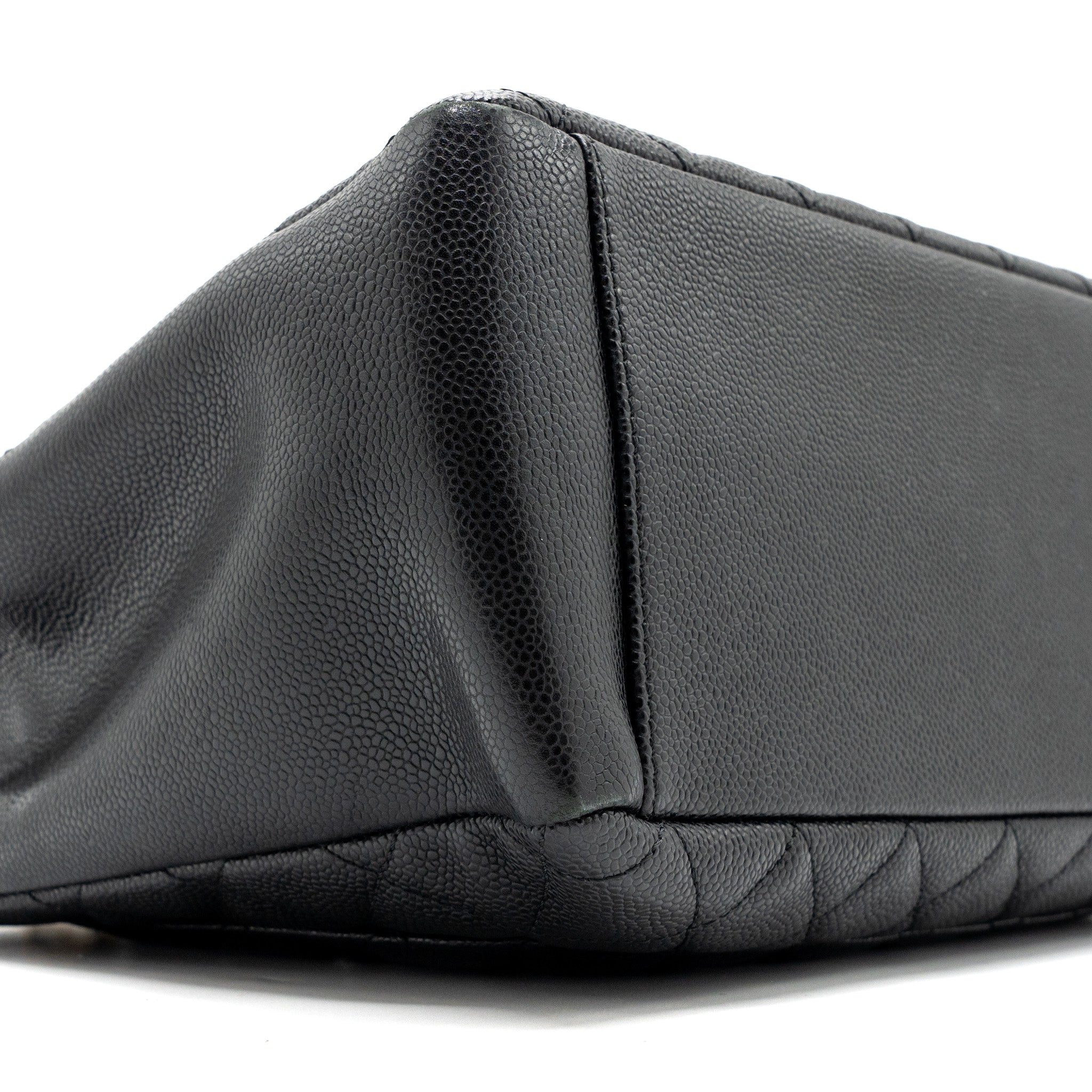 Chanel grand shopping tote bag caviar Black