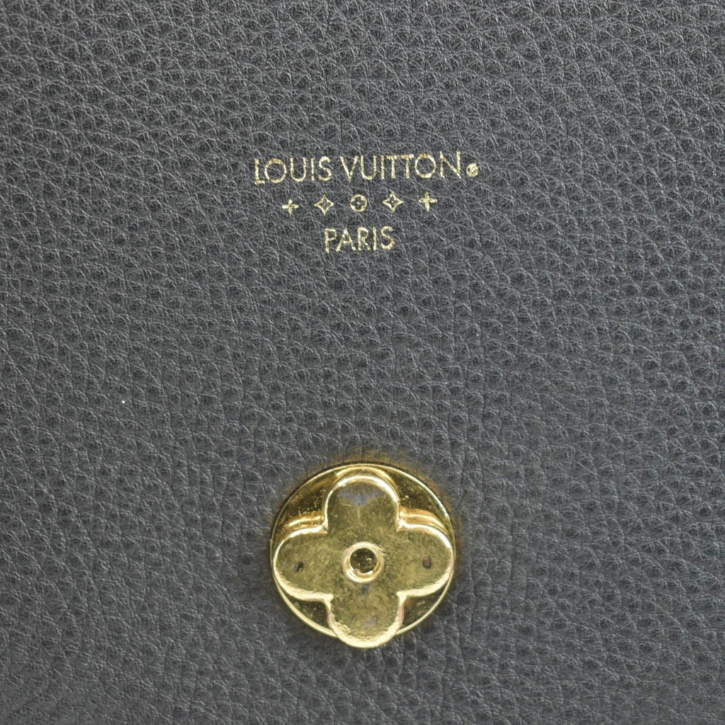 LOUIS VUITTON LV Pont 9 Soft MM Calfskin Leather Shoulder Bag Noir