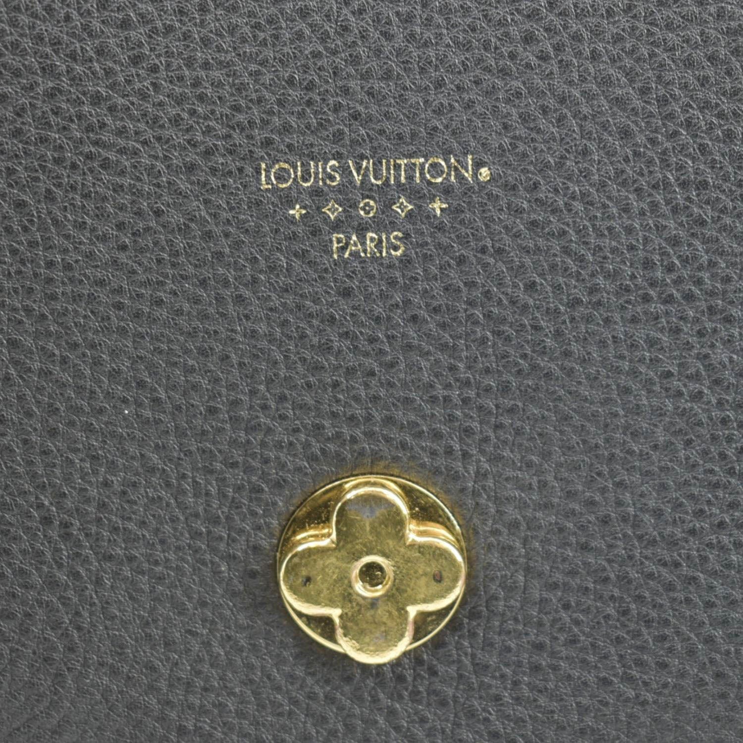 LOUIS VUITTON LV Pont 9 Soft MM Calfskin Leather Shoulder Bag Noir