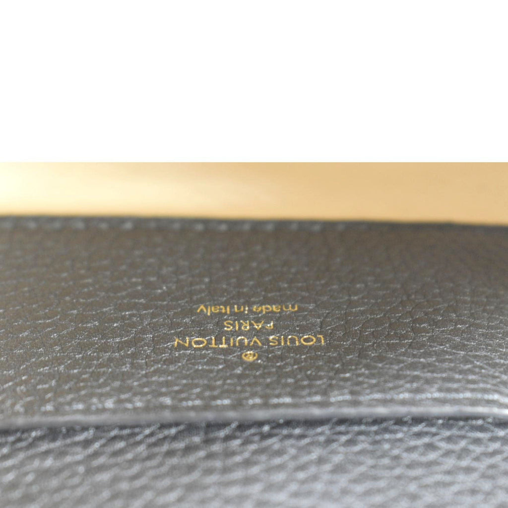 LOUIS VUITTON LV Pont 9 Soft MM Calfskin Leather Shoulder Bag Noir