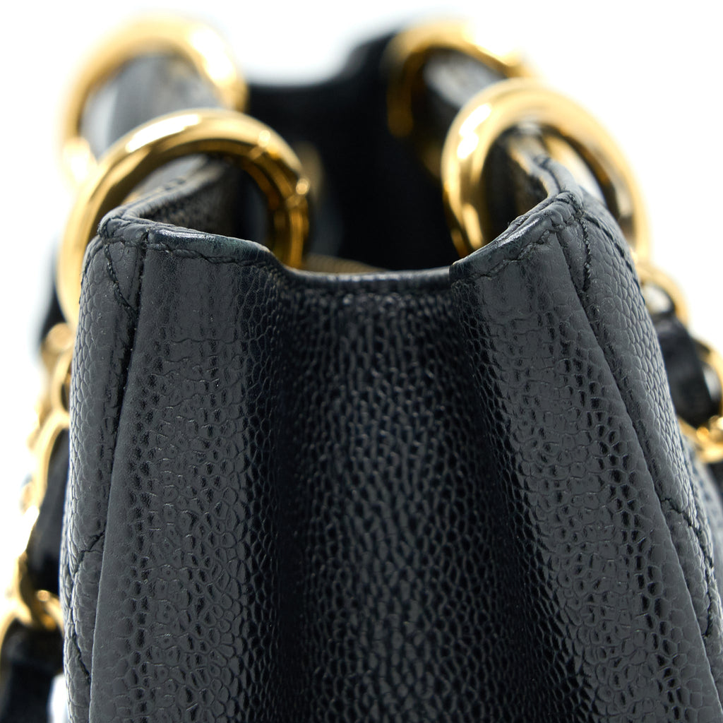 Chanel Grand Shopping Tote Bag Caviar Black