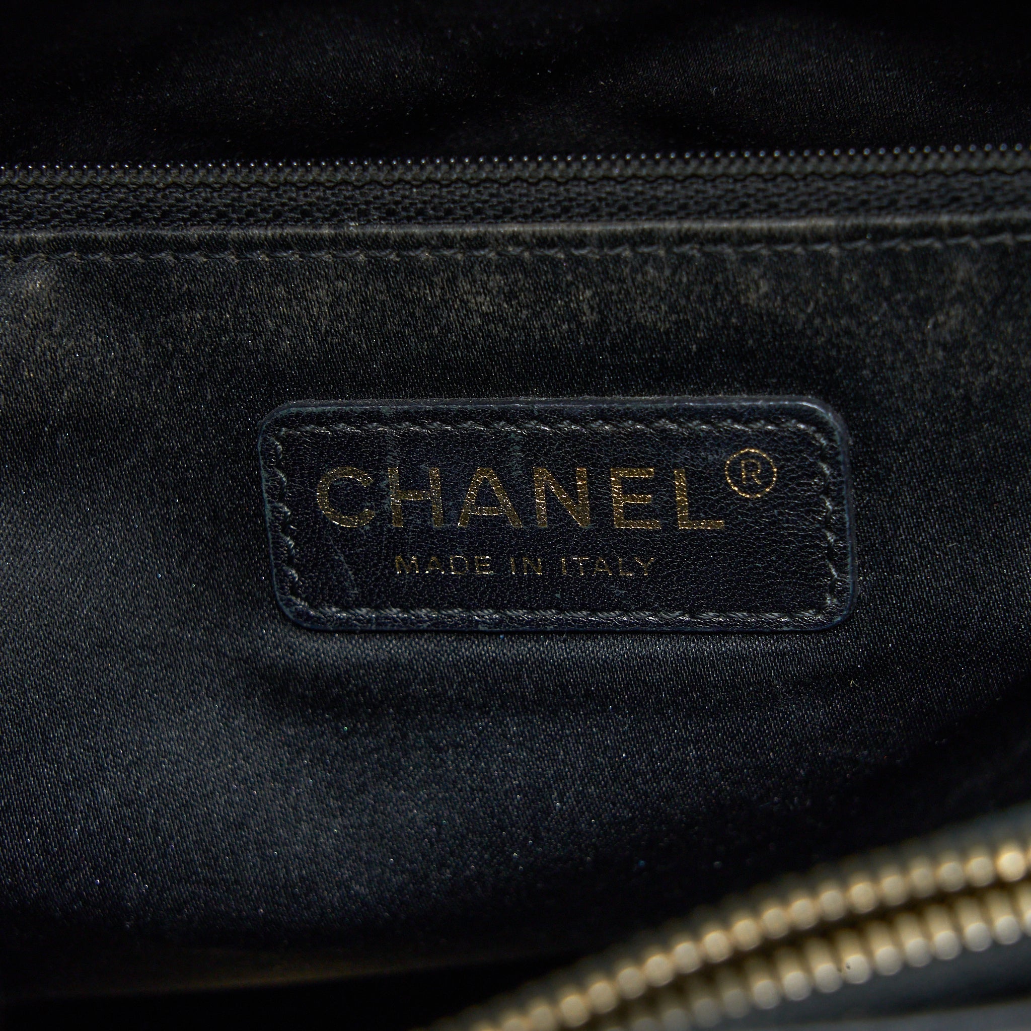 Chanel Grand Shopping Tote Bag Caviar Black