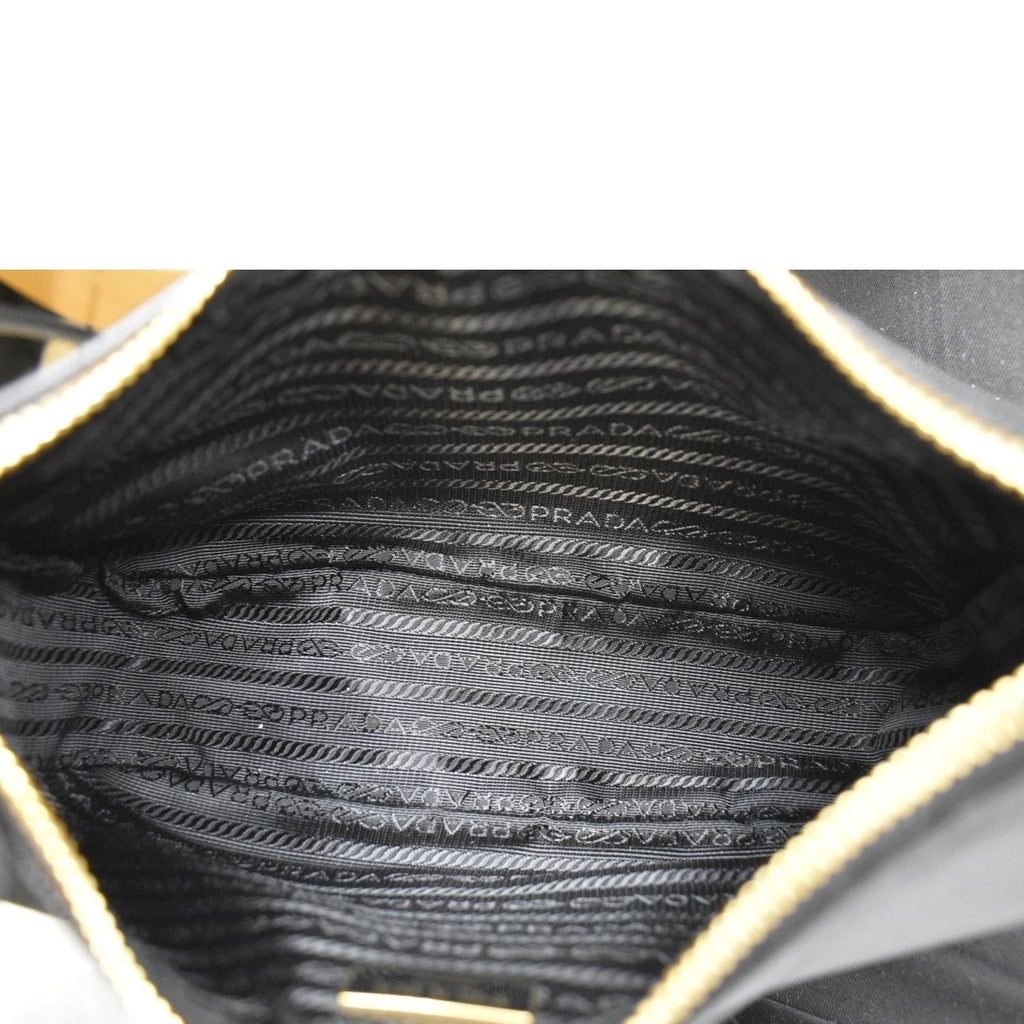 PRADA Re-Edition 2005 Saffiano Leather Shoulder Bag Black