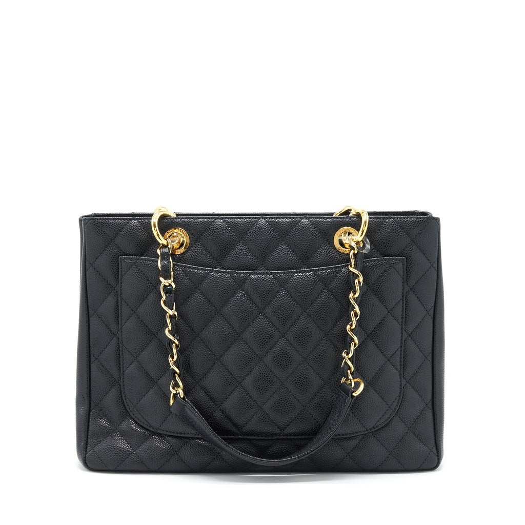 Chanel Grand Shopping Tote Bag Caviar Black