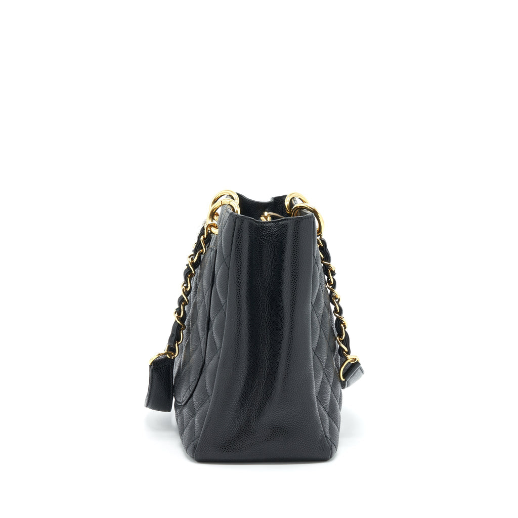 Chanel Grand Shopping Tote Bag Caviar Black