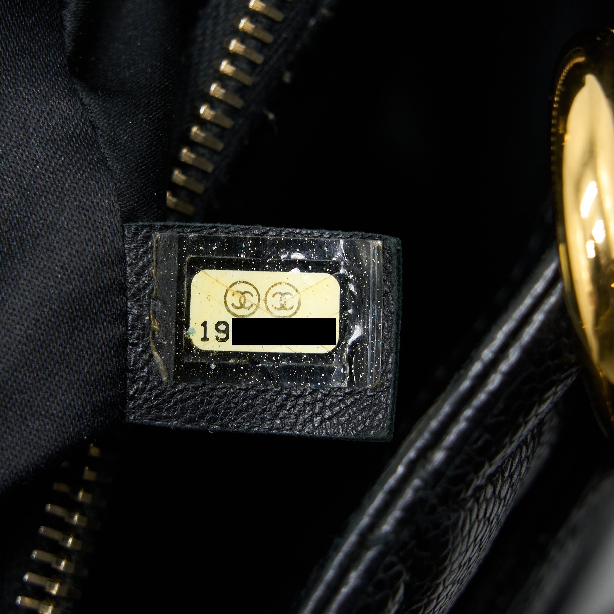 Chanel Grand Shopping Tote Bag Caviar Black