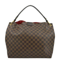 LOUIS VUITTON Graceful MM Damier Ebene Shoulder Bag Brown