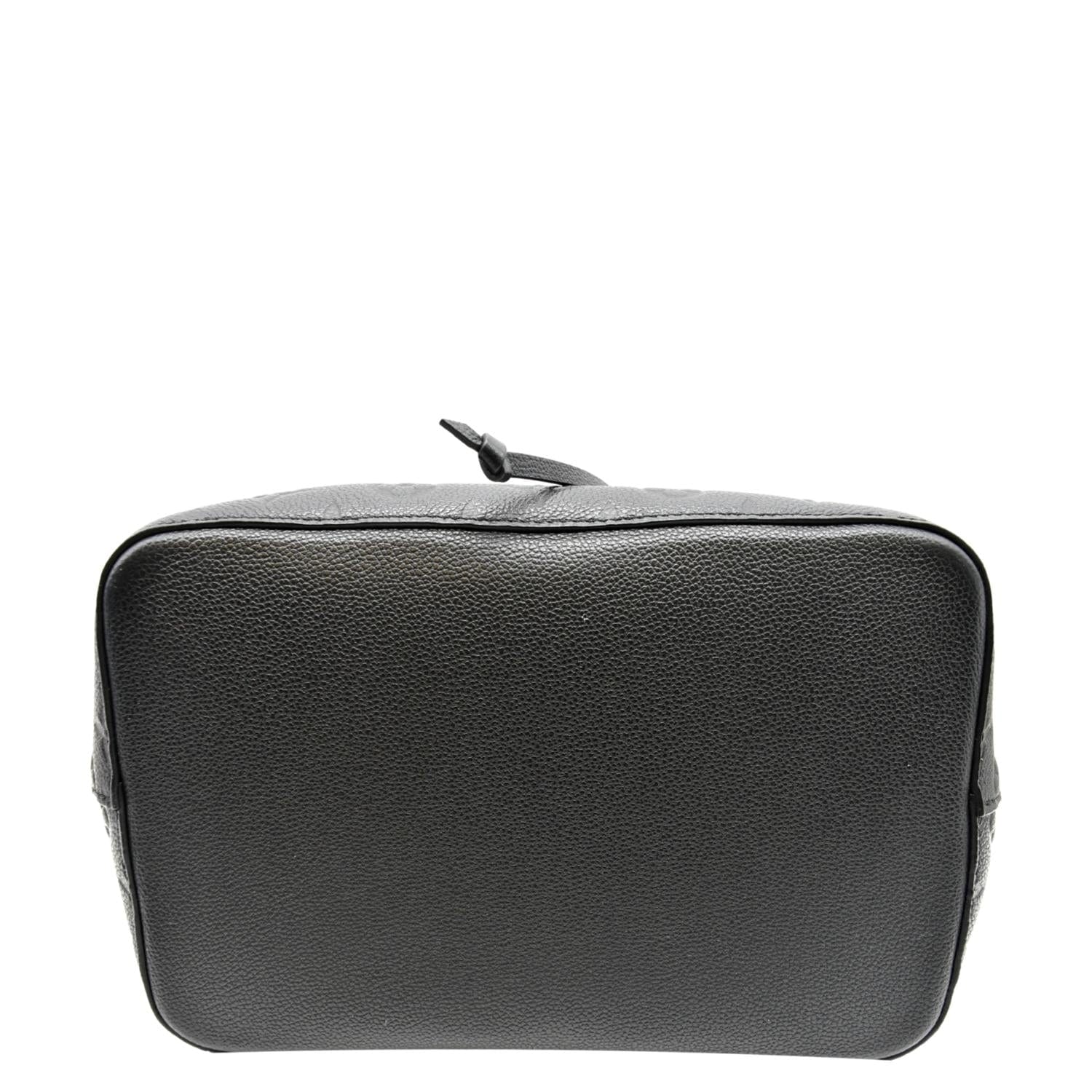 LOUIS VUITTON NeoNoe MM Monogram Empreinte Leather Shoulder Bag Black