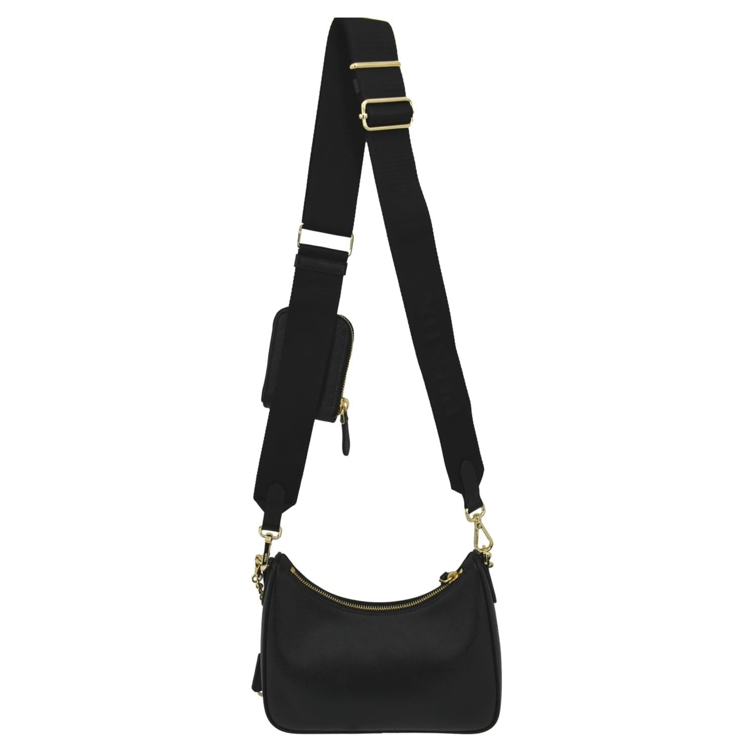 PRADA Re-Edition 2005 Saffiano Leather Shoulder Bag Black
