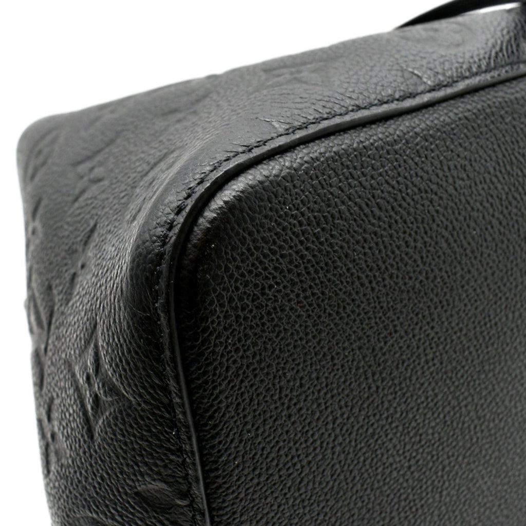 LOUIS VUITTON NeoNoe MM Monogram Empreinte Leather Shoulder Bag Black
