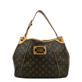 LOUIS VUITTON Galliera PM Monogram Canvas Hobo Shoulder Bag Brown