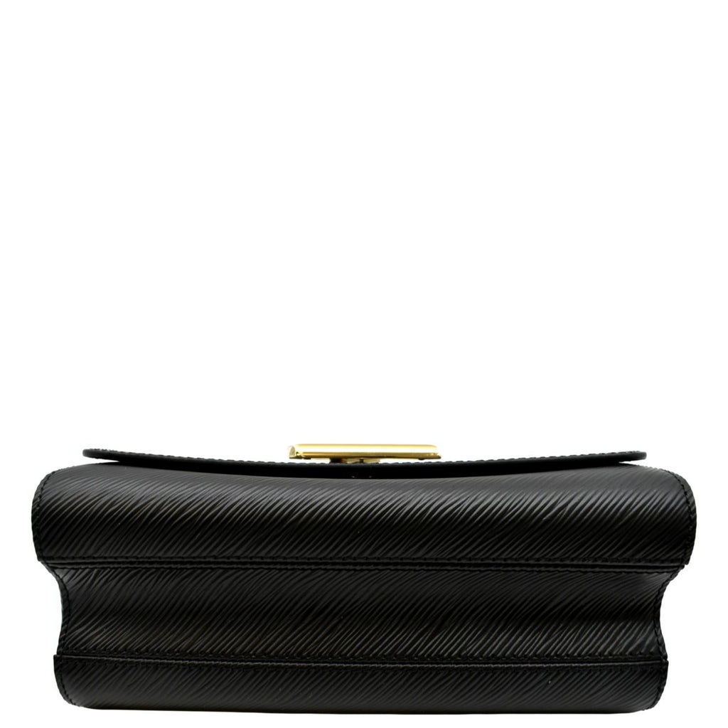 LOUIS VUITTON LV Twist MM Epi Leather Shoulder Bag Black