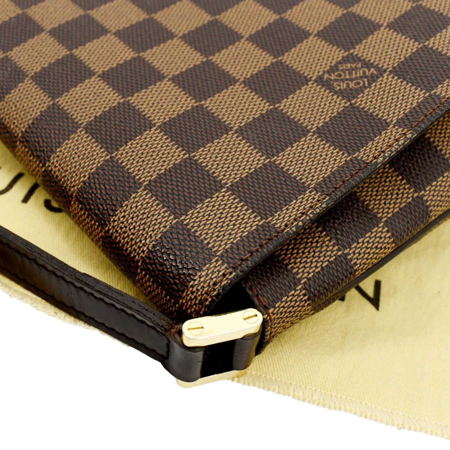 LOUIS VUITTON Musette Tango Monogram Canvas Short Strap Shoulder Bag Brown