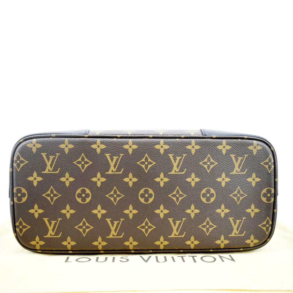 LOUIS VUITTON Flandrin Monogram Canvas Tote Shoulder Bag Brown