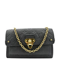 LOUIS VUITTON Vavin Monogram Empreinte Chain Shoulder Bag Black