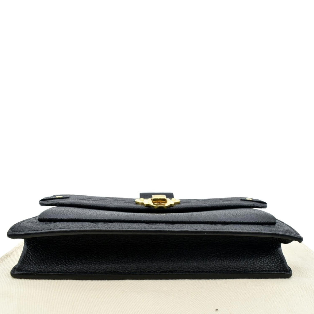 LOUIS VUITTON Vavin Monogram Empreinte Chain Shoulder Bag Black