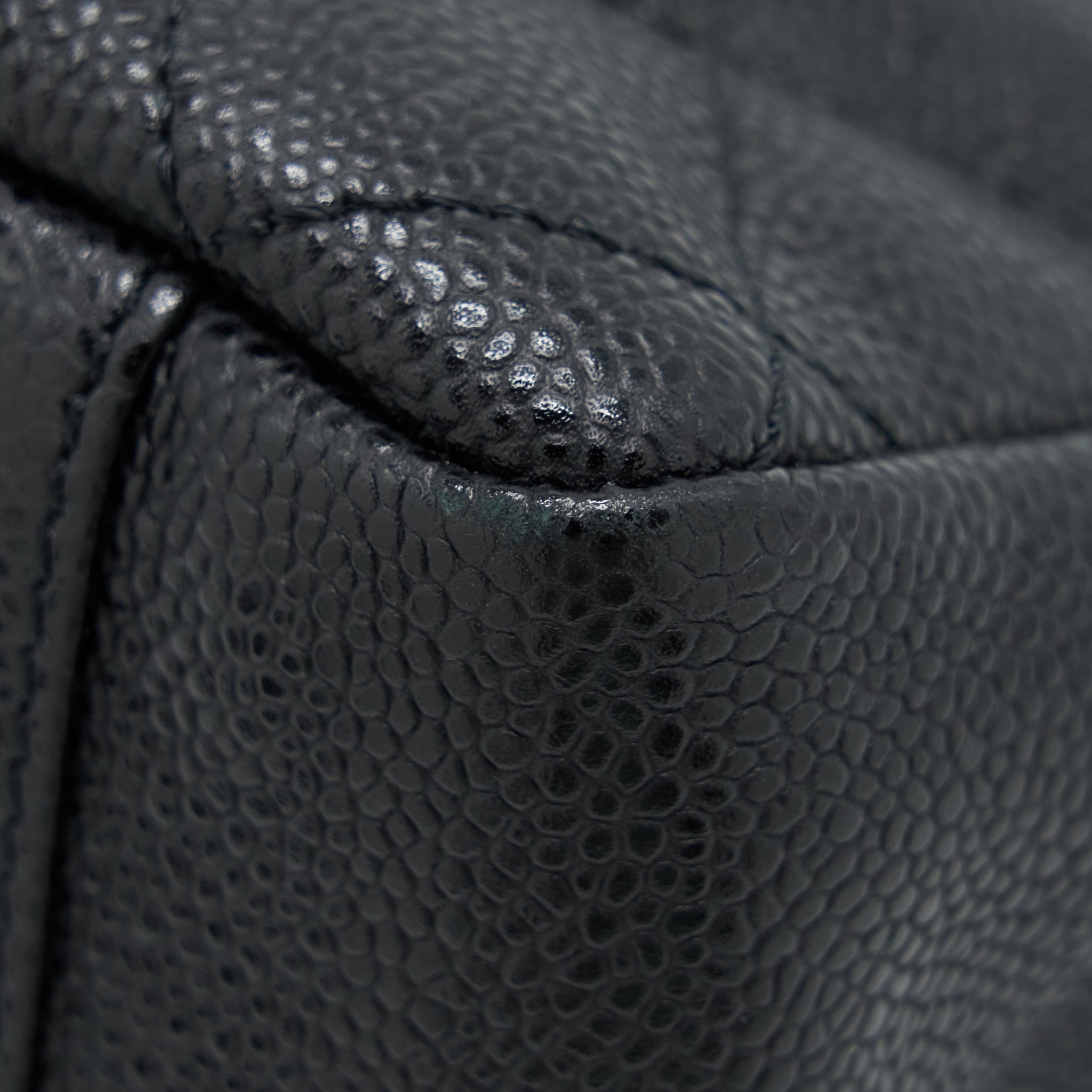 Chanel Grand Shopping Tote Bag Caviar Black