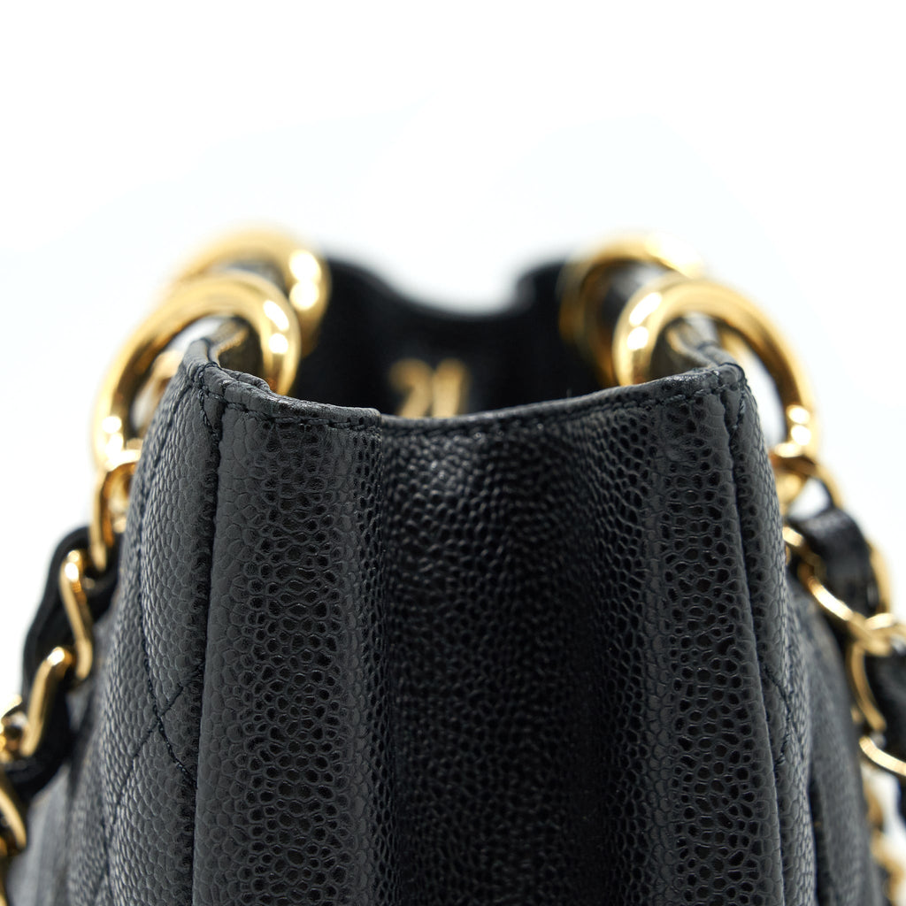 Chanel Grand Shopping Tote Bag Caviar Black
