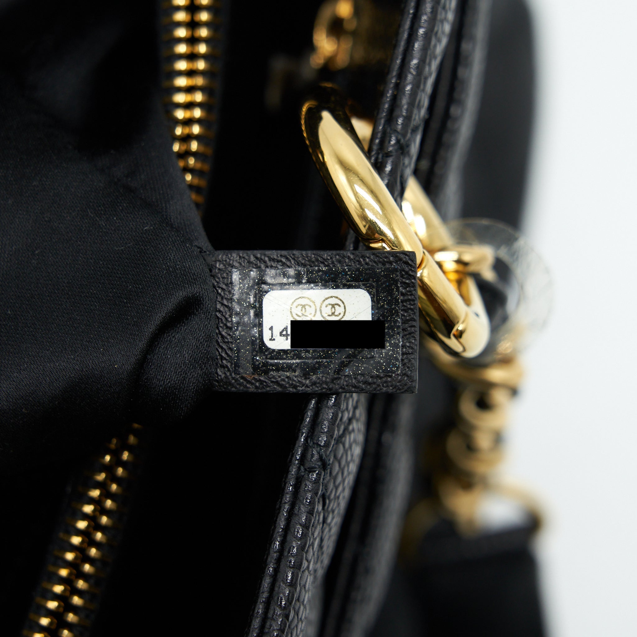 Chanel Grand Shopping Tote Bag Caviar Black