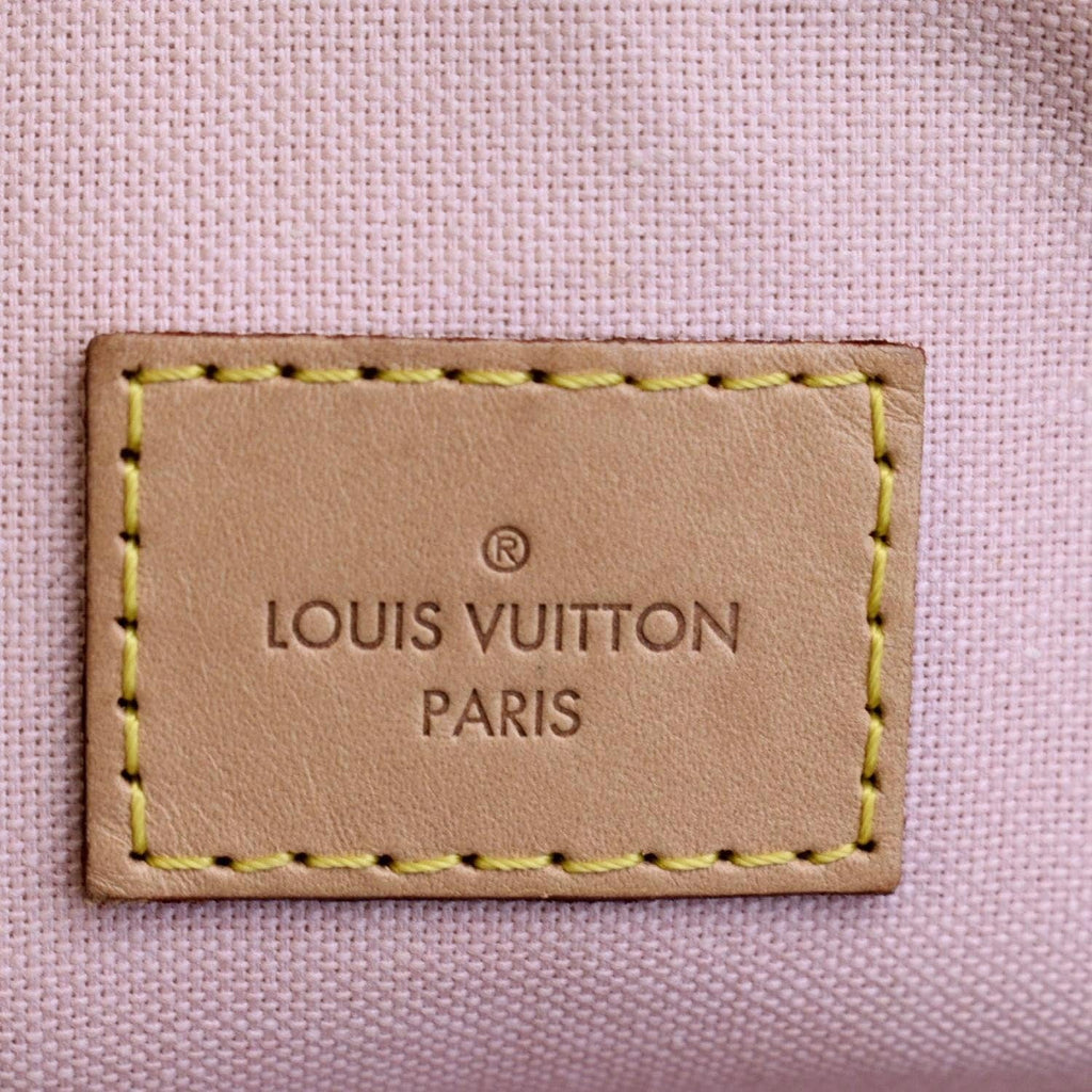 LOUIS VUITTON Iena MM Damier Azur Shoulder Bag White