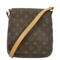 LOUIS VUITTON Musette Salsa Monogram Canvas Shoulder Bag Brown