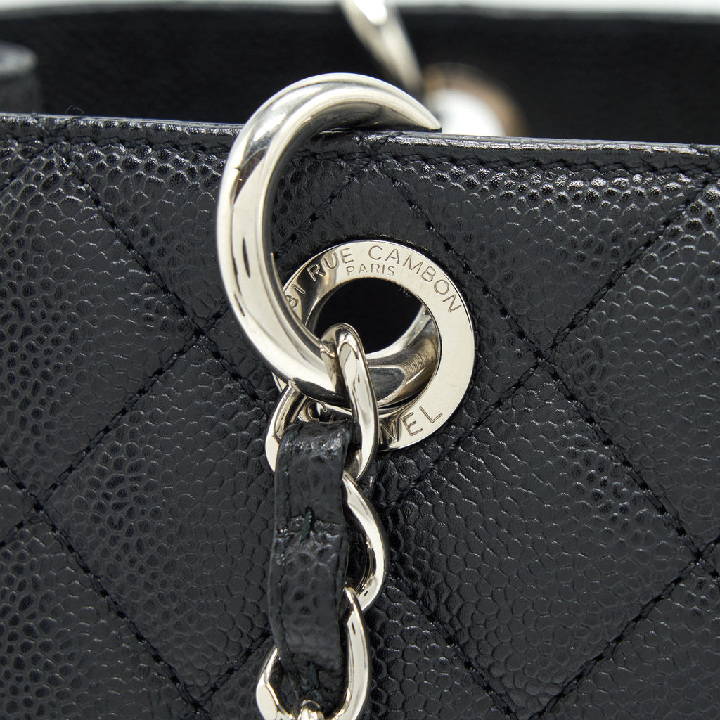 Chanel Grand Shopping Tote Bag Caviar Black