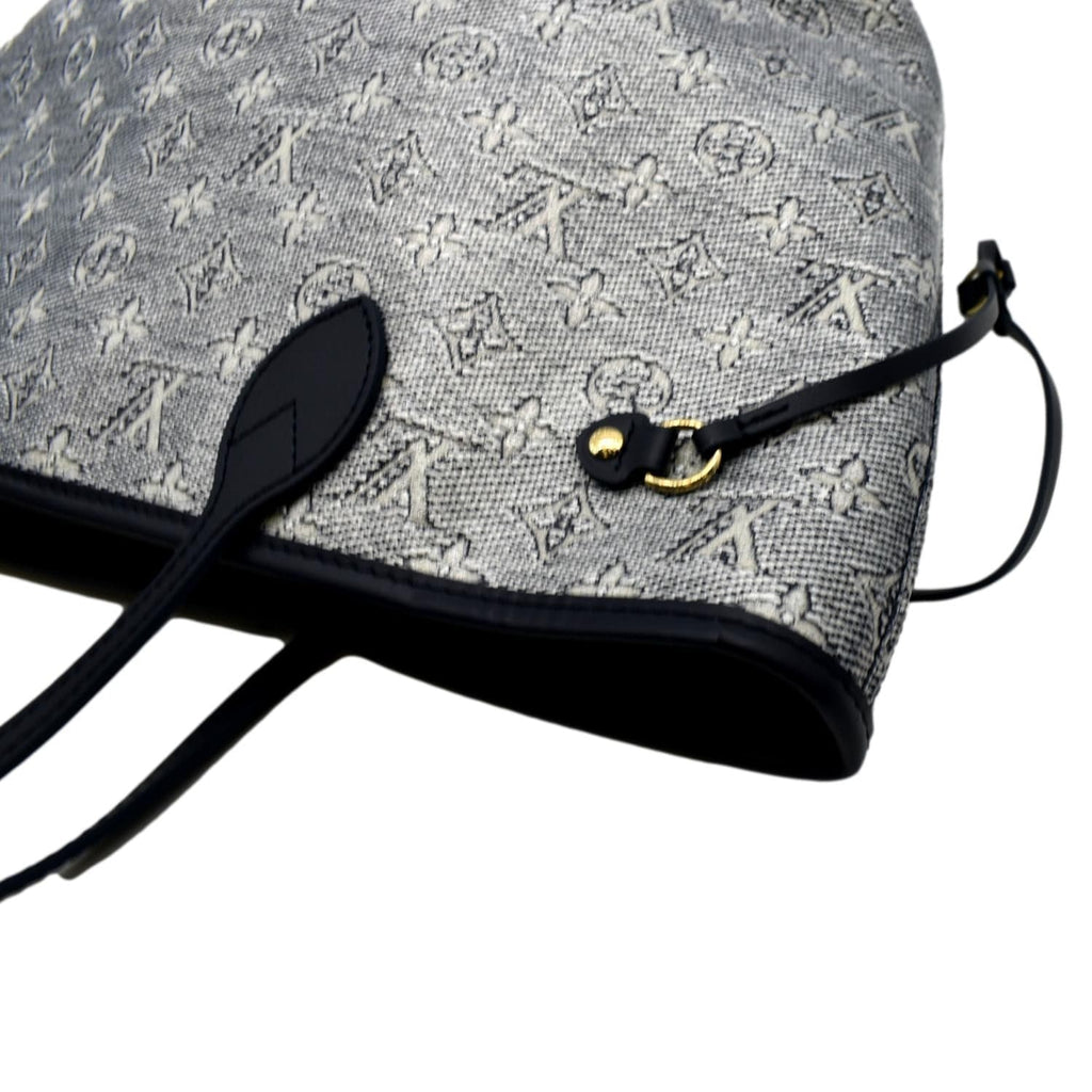 LOUIS VUITTON Neverfull MM Autres Toiles Monogram Canvas Tote Bag Metallic Chrome